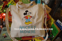 MIC0066 Day Single Frees Store Vintage Mickey Canvas Satchel Hand bag