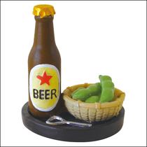 DEC0064 Japanese Japanese style resin scene decoration beer edamame