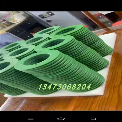 Green oil-bearing black TMC enhanced wear-resistant high temperature nylon 66 gasket