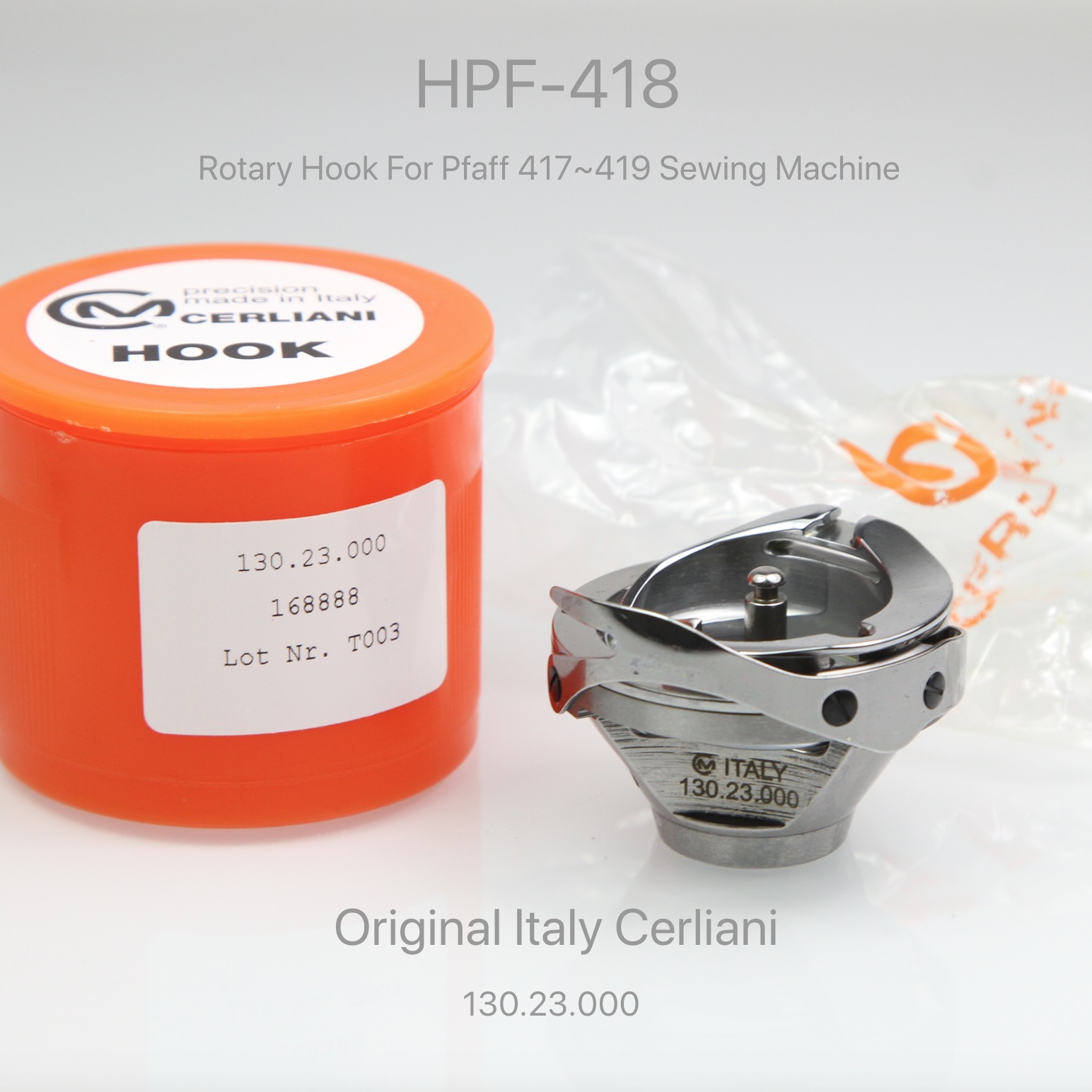 HPF-418 Italian Cerliani card 130 23000 Triumph of the 91-168888-91 Hundred Fo 418 Rotary Shuttle