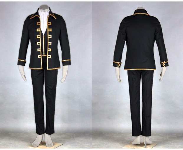 Trang phục cosplay Gintama Đồng phục đội tuyển chọn thực sự Trái đất mười bốn Lang Chongtian tổng số đồng phục Wu phụ kiện cosplay