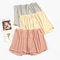 Big code safety pants 30% anti-walking light beating bottom shorts thread ice silk can be worn out of home pants fat mm200 catty