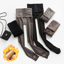 Large size plywoven air and socks deduction abdomen and plastic pantyhose high waist thickening autumn and winter and thin fake meat