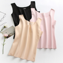 Large size German velvet thermal vest womens seamless body lock warm fat mm thermal clothing cold-proof without wearing bra underwear