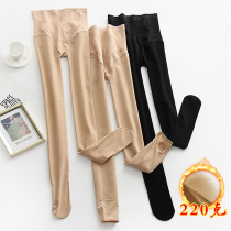 The thin - duvet large stockings hit pants high waist and plus a pair of pants naked legs can not fall the crotch fat mm 200 pounds