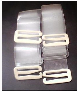 Tiên tiến không trượt trong suốt mở rộng 1.8cm điều chỉnh vô hình dây đeo vai thép khóa tăng cường silicone áo ngực với dây đeo đồ lót dây trong suốt mặc trễ vai