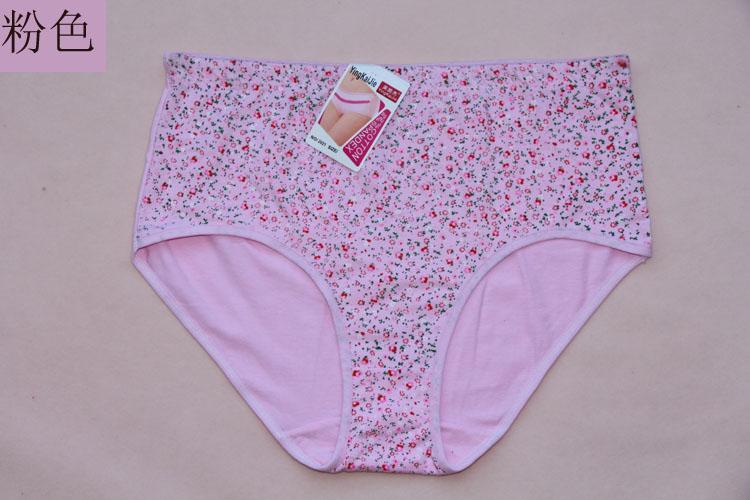 Đồ lót nữ trung niên và cao tuổi Phụ nữ cotton cao eo cộng với phân bón để tăng tóm tắt cũ của mẹ quần lót eo cao định hình