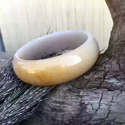 Bai Yutang She Tai Cui seed material quiet color bracelet color beautiful No optimization support national inspection live broadcast