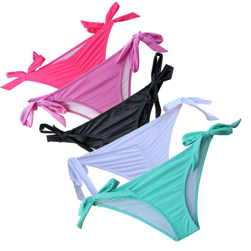 Half-Covering Sexy Swim Trunks with Straps, Low-Waisted European and American Style, Fluorescent Bikini, Hot Spring Swimwear, White, Black, Retro