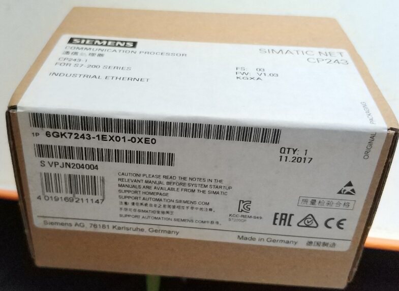 Recycling S7-200 Siemens Communication Processor 6GK7243-1EX01-0XE0 New Original Fake 10 compensation