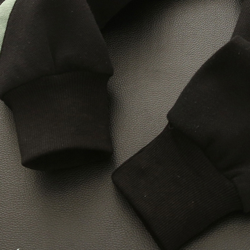 Trousers Lengthened Seams Accessories Black Cuffs Trousers Windproof Long Jackets Sweater Threaded Cuffs Ribbed Adults