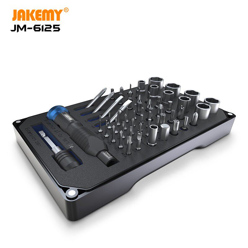 JAKEMY Jekemo JM-6125 60 Hop 1 Bicycle repair screwdriver Multi-functional Home Combined tool