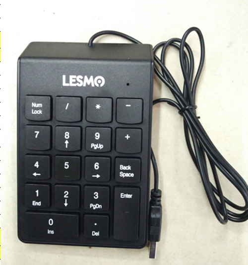 Res Magic LS-805 Digital Keypad Kb 18 Key USB Wired Digital Keyboard Financial Password Keyboard