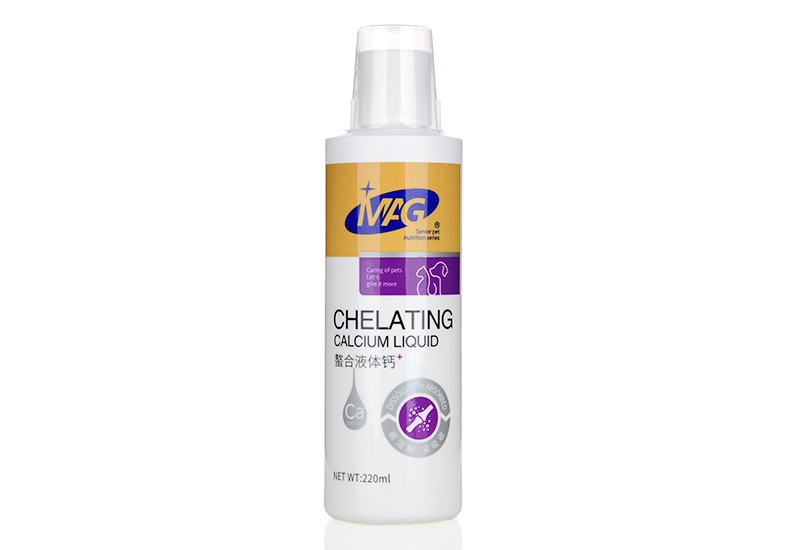 MAG Chelating Liquid Canxi 220ml Pet Dog Husky Chow Chow Pet Cat Beauty Short British Short Canxi Bổ sung sức khỏe sữa cho mèo bầu