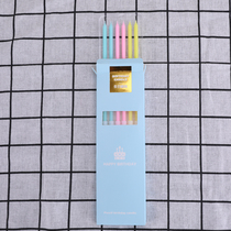 Birthday Candle Happy Cake Creative Party Art Cartoon Baking Decoration Colorful Dessert Little Fresh Dress