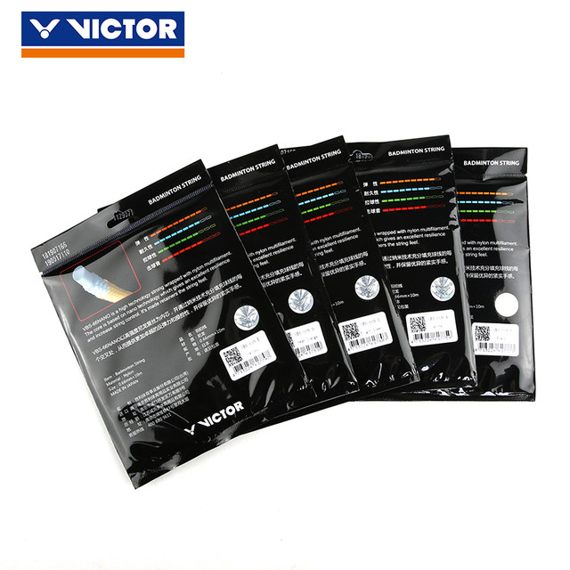 ສາຍແບດມິນຕັນ Victor ທີ່ແທ້ຈິງ victor badminton racket line vbs66n/70 ທົນທານຕໍ່ສາຍເຄືອຂ່າຍ elastic ສູງ