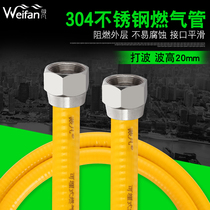 6 points 304 stainless steel gas pipe natural gas pipe liquefied gas explosion proof pipe through wall metal bellows Stove Hose