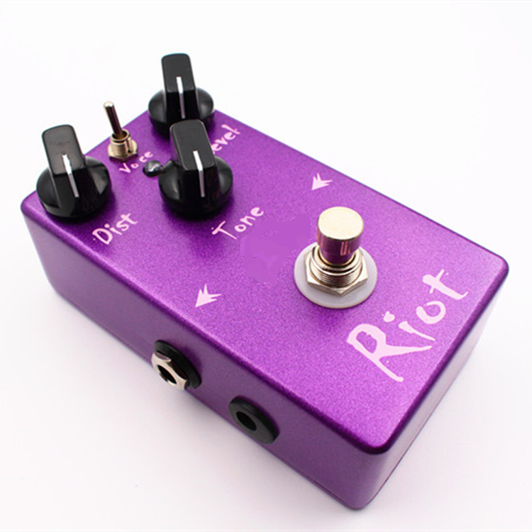 Handmade Guitar Single Block Distortion Effect Suhr Riot High Gain Handmade Plug-in Components Fork