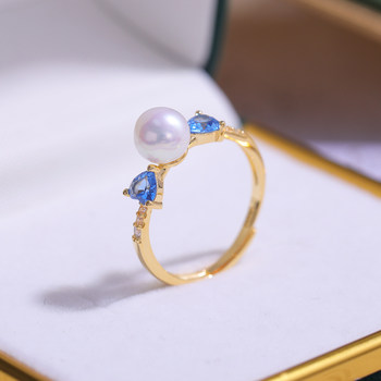 S925 sterling silver japanese and korean version exquisite small fresh ring holder