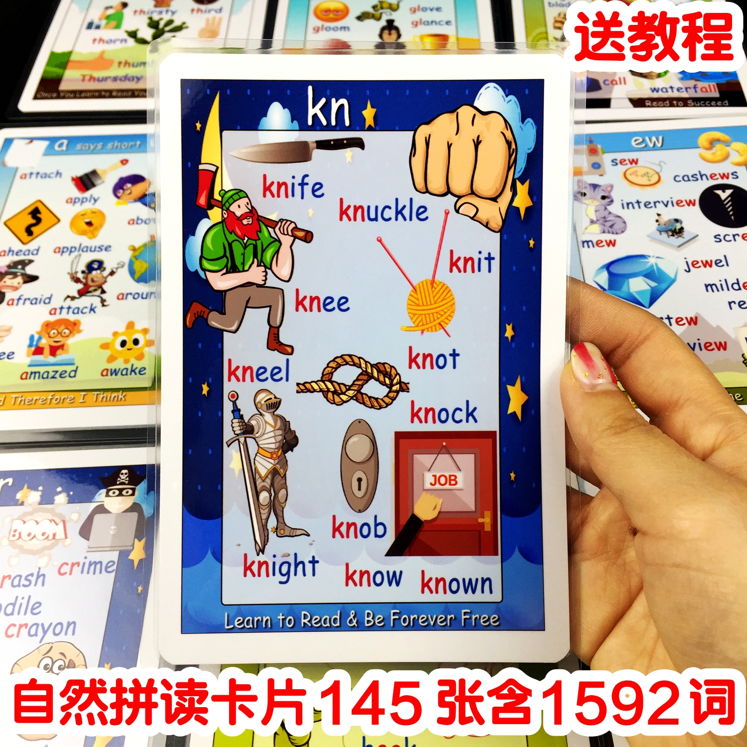 1592 English Word Card Teachers' Classroom Decoration Wall Paste