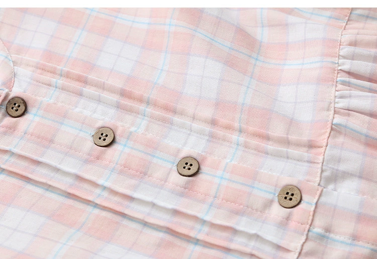 Mùa hè cotton hai lớp gạc thoáng khí phục vụ nhà hộ sinh Váy ngủ của phụ nữ váy ngắn tay ở nhà hộ sinh quần áo cho con bú - Giải trí mặc / Mum mặc