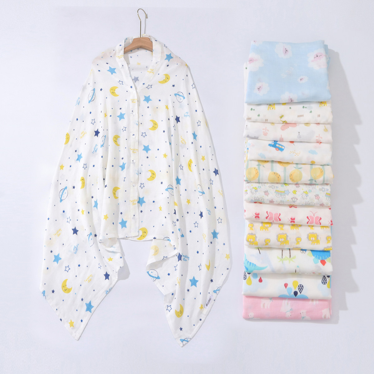 Postpartum breathable breast-feeding towel for breast feeding anti-light shyty cloth breathable shawl with long stroller towels in the cape-Taobao