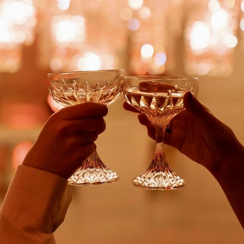 Baccarat Massena Champagne Glass Ice Cream Cup Pair Gift Box in Stock with Special Ticket