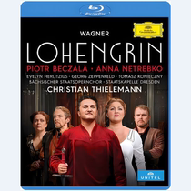 Wagner Opera: Lohengrin Netrebko Telemann Dresden 16 Chinese subtitles Blu-ray 50G