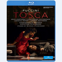 Puccini Opera: Tosca Anya Telemann Salzburg 2018 Chinese subtitles Blu-ray 50G
