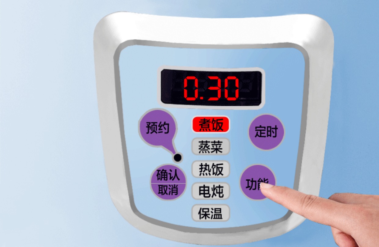 nồi cơm hâm nóng Chơi nhỏ gấu ba lớp điện ăn trưa hộp inox lót hẹn giờ sinh viên nồi cơm điện mini nồi cơm điện cách nhiệt 2L hộp cơm magic