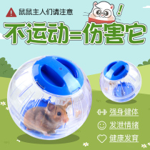 Hamster running ball toy Petanque sports ball Golden silk bear running wheel set Small supplies Running ball Take-away bag Through security