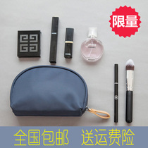 Cosmetic bag large and small portable mini cosmetics hand solid color simple cosmetic bag waterproof travel storage bag