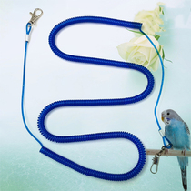 Parrot put flying rope anti-bite bird with outgoing bird Rope Tiger Leather Peony Training Flight Rope Parrot Foot Chain Foot Ring