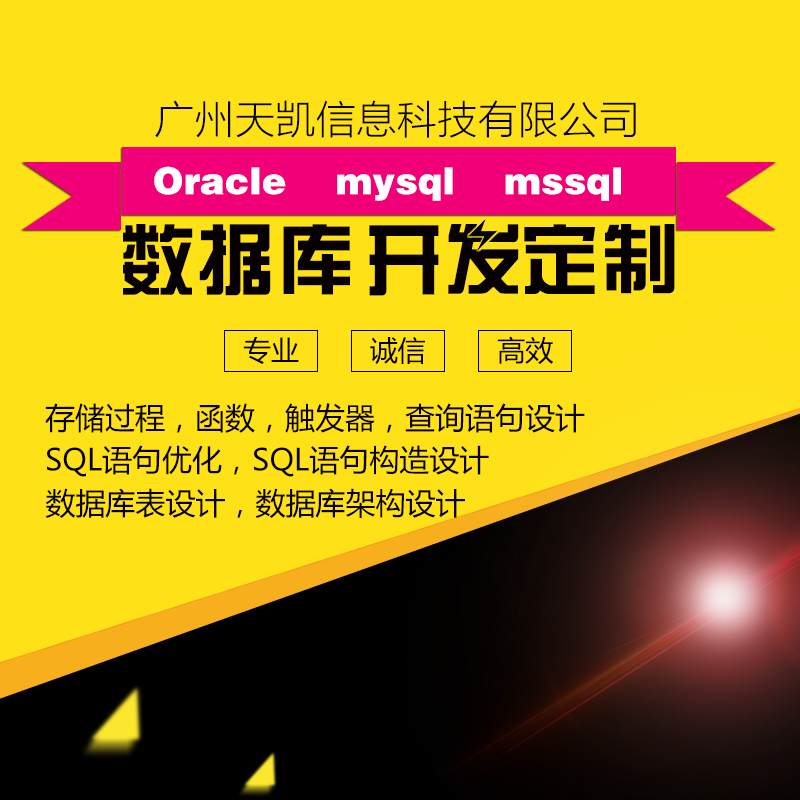 Oracle MySQL database SQL code writing Design guidance Stored procedure function development Customization