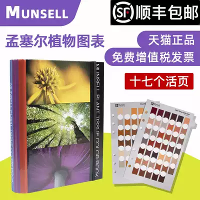 The new version of the United States Munsell Munsell plant tissue standard color card M50150 color card