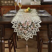 Table Cloth Table Flag TV Cabinet Dining Side Fighting Cabinet Tea Table Mat Fields Garden Cloth Art Embroidery Nordic American Chinese Style Hob Multicolored