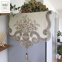 Refrigerator towel Washing machine cover cloth Single door to double door cloth embroidery dust cover Nordic American flowers