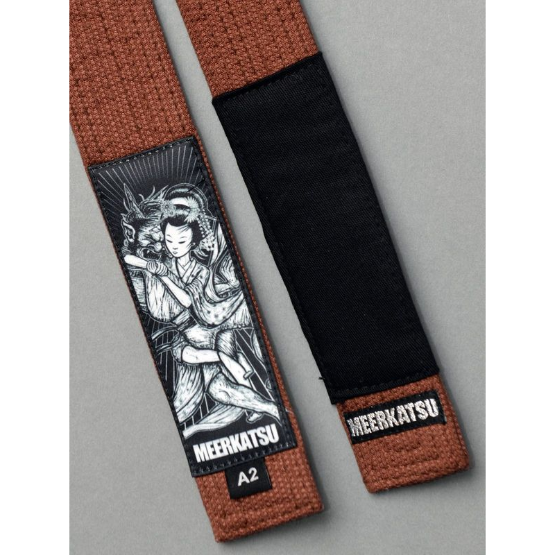 MEERKATSU Yang Shuwang HEAVENLY OBI V2 ブラウンベルト 限定版 ブラジリアン柔術ベルト