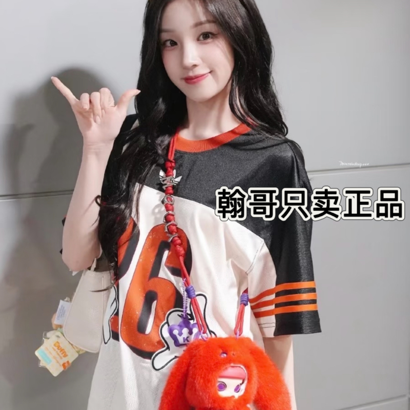 Adidas Trefoil Song Yuqi Disney Collaboration Letter Print Short-Sleeve T-Shirt Ku3105/Ku3104