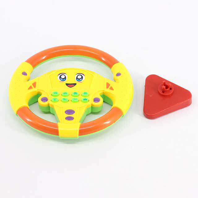 Baby's steering wheel music analogue driving happy toy baby Early education Puzzle Sucker table Children 1-3 years old