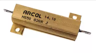 Order imported resistor ARCOL HS50 820RJ 50W 820RJ single resistance 1 only 55 yuan