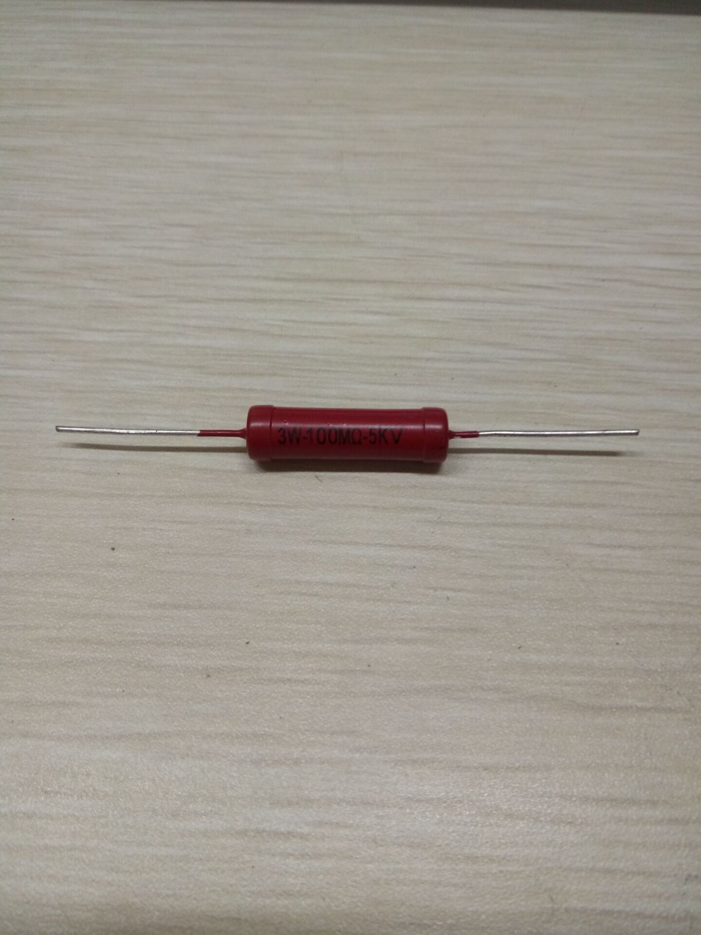 High voltage metal glass uranium resistor RJ8-3W 100M RJ8-3 100MΩ J 5KV 8X30