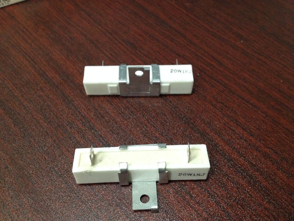 Lifeng Electronic Ceramic Cement Resistance RX27-4H-20W 1KΩ 1K ± 5%