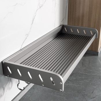 Kitchen seasoning storage rack wall-mounted wall-mounted multi-functional seasoning hanging spoon shovel hanger storage rack