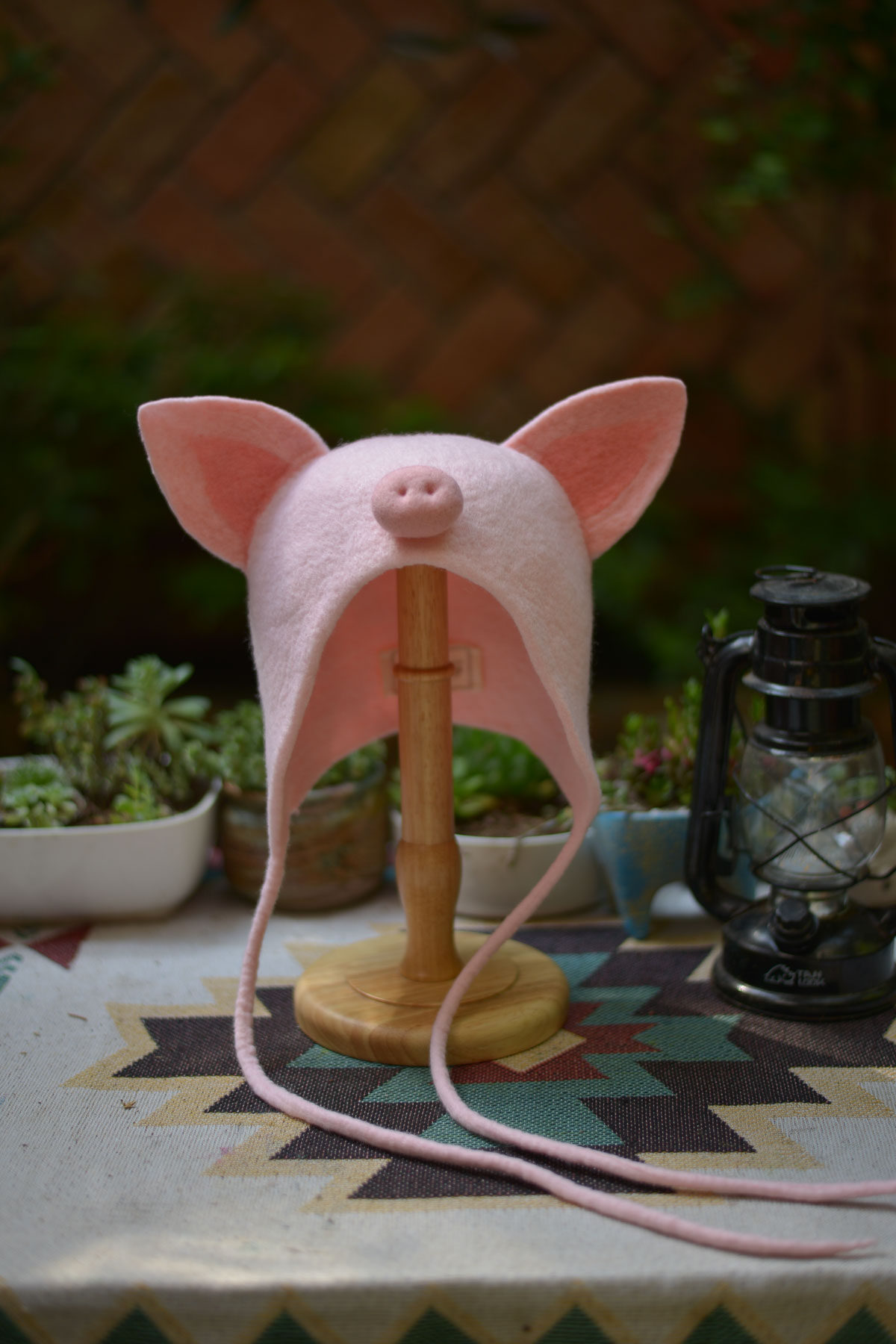 きのこの夢 オリジナル手作り羊毛フェルト製 大人・子供用 魔法の妖精