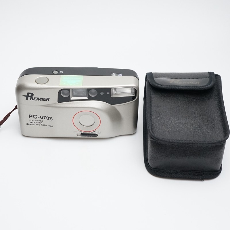 Hong Kong-made Deli Premier PC-607S film side axis camera fixed focus lens portable 135 point-and-shoot machine