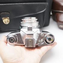 Deluxe version German Voigtländer bessamatic 50 2 8 35 3 4 double lens suitcase collection machine