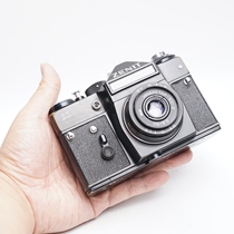 Black lacquered copper Soviet ZENIT 11 ZENIT 135 film SLR camera 50 3 5 biscuit lens holster