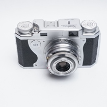 Oriental Lycra KONICA KONICA IIB-m silver all-metal mechanical 135 paraxis camera yellow spot clear