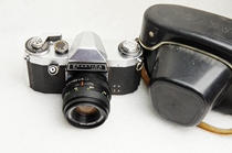 Full metal machinery German praktica nova I with leather case m42 mouth antique 135 film SLR camera